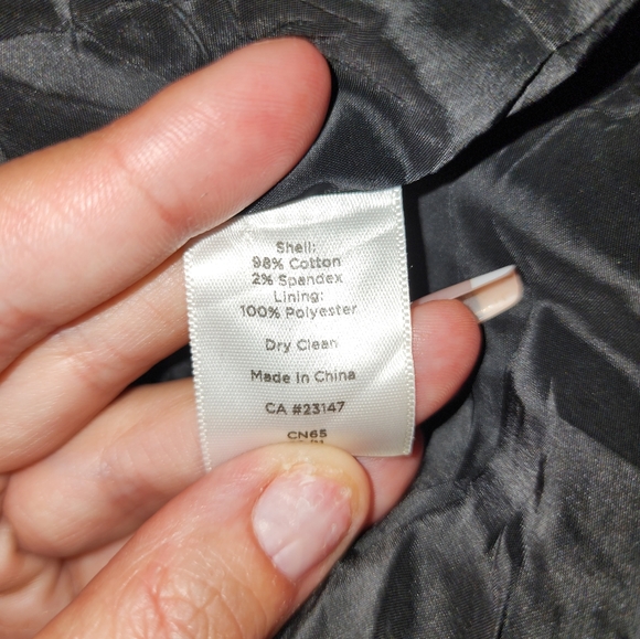 Talbots Zebra Animal Print Blazer Size 8P - Picture 4 of 4